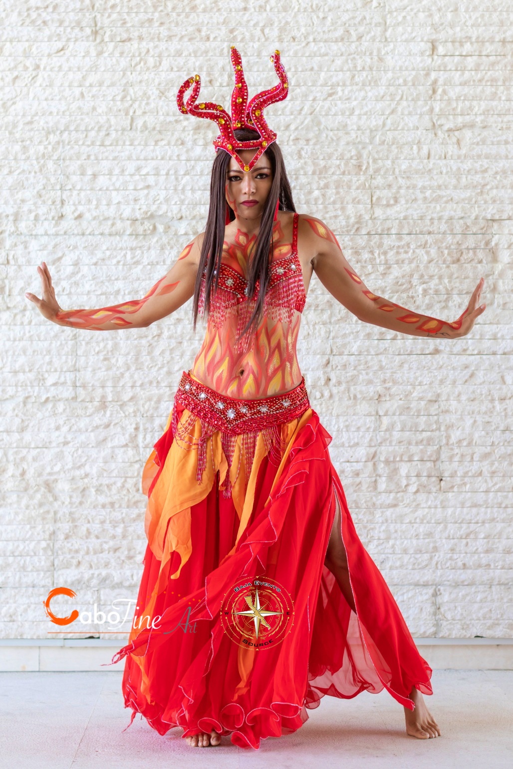 cabo fine entertainment bailarina fuego