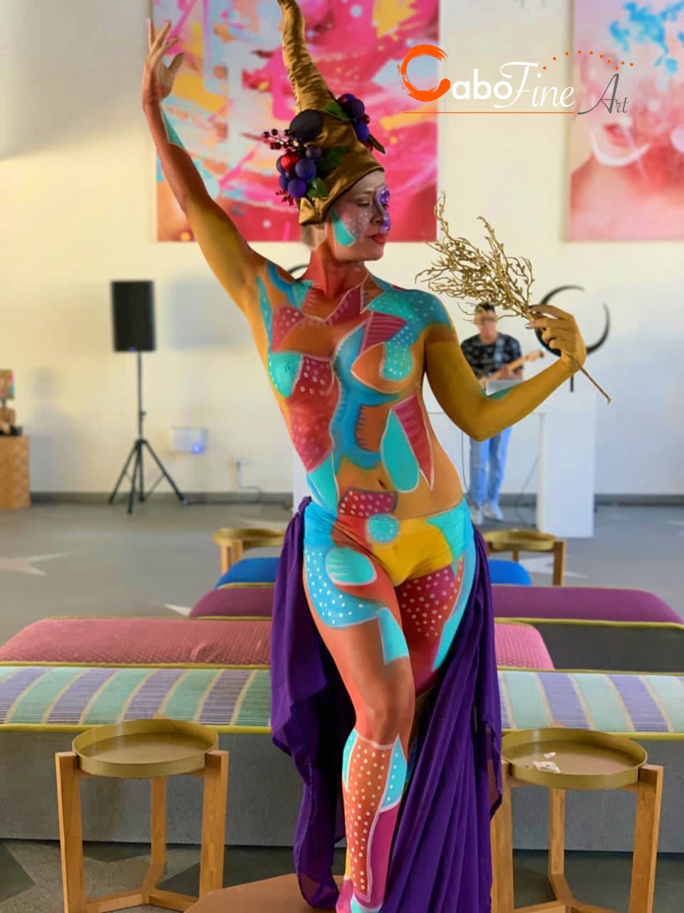cabo fine entertainment body paintyng
